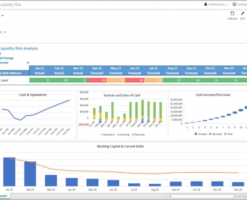 Liquidity Risk Analysis Forecast Report Example