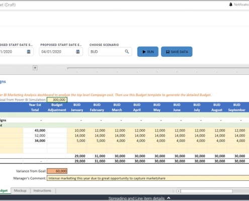 Marketing Campaign Budget Template Example