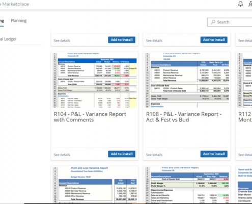 Rapid budgeting and forecasting implementation for Acumatica with pre-built templates from Solver Marketplace